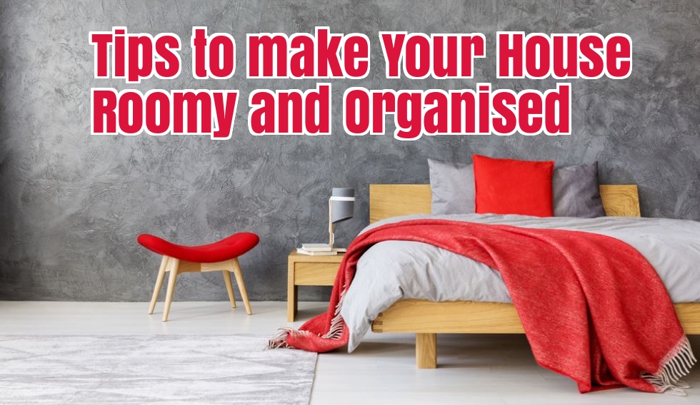 Tips to make your House Roomy and Organised