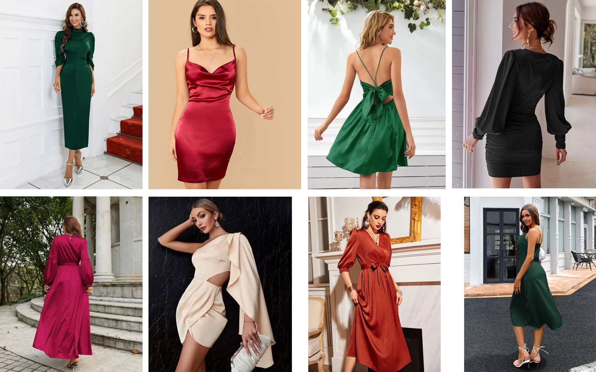 Satin Dresses From Shein’s Are Marvelously Lovely