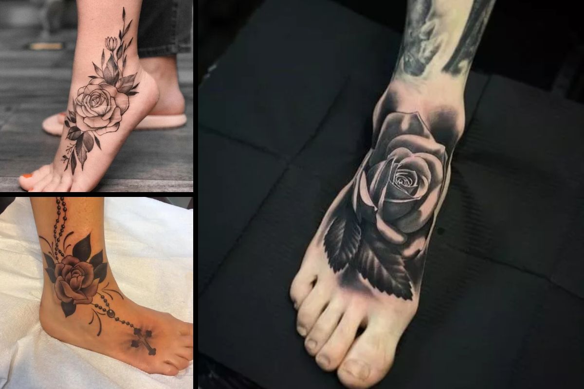 Big rose tattoo