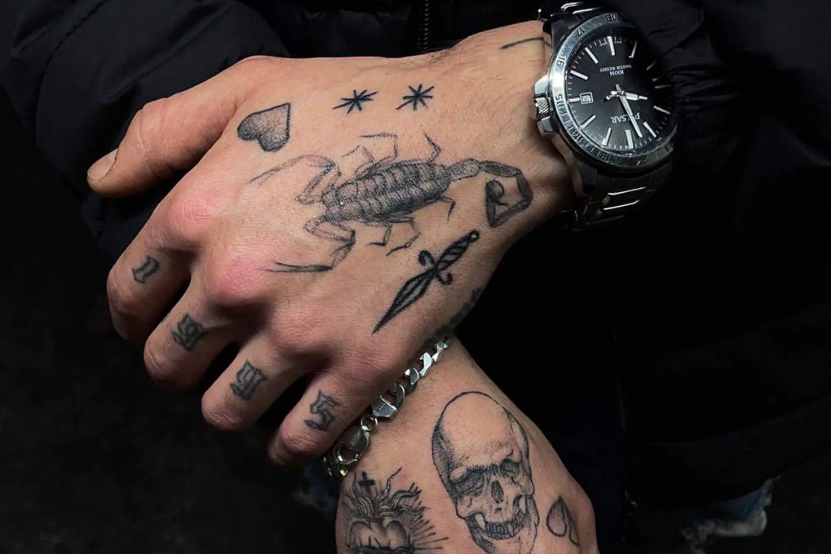 Personalized hand tattoos 