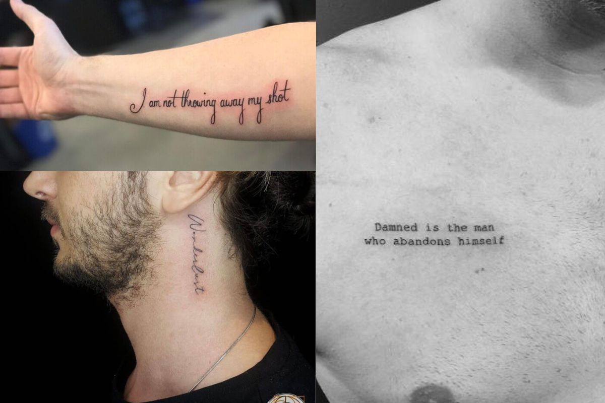 Word or Quote Tattoos