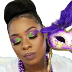 Mardi Gras makeup is unique and special