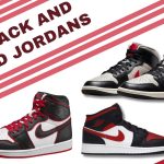 Black and Red Jordans