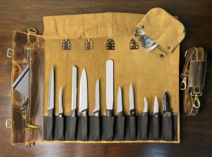 Leather Knife Bag