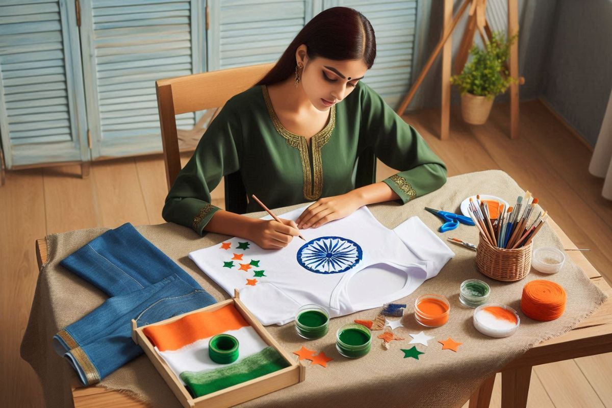 DIY Fashion For Indian Independence Day T-Shirts, Kurtas, and More