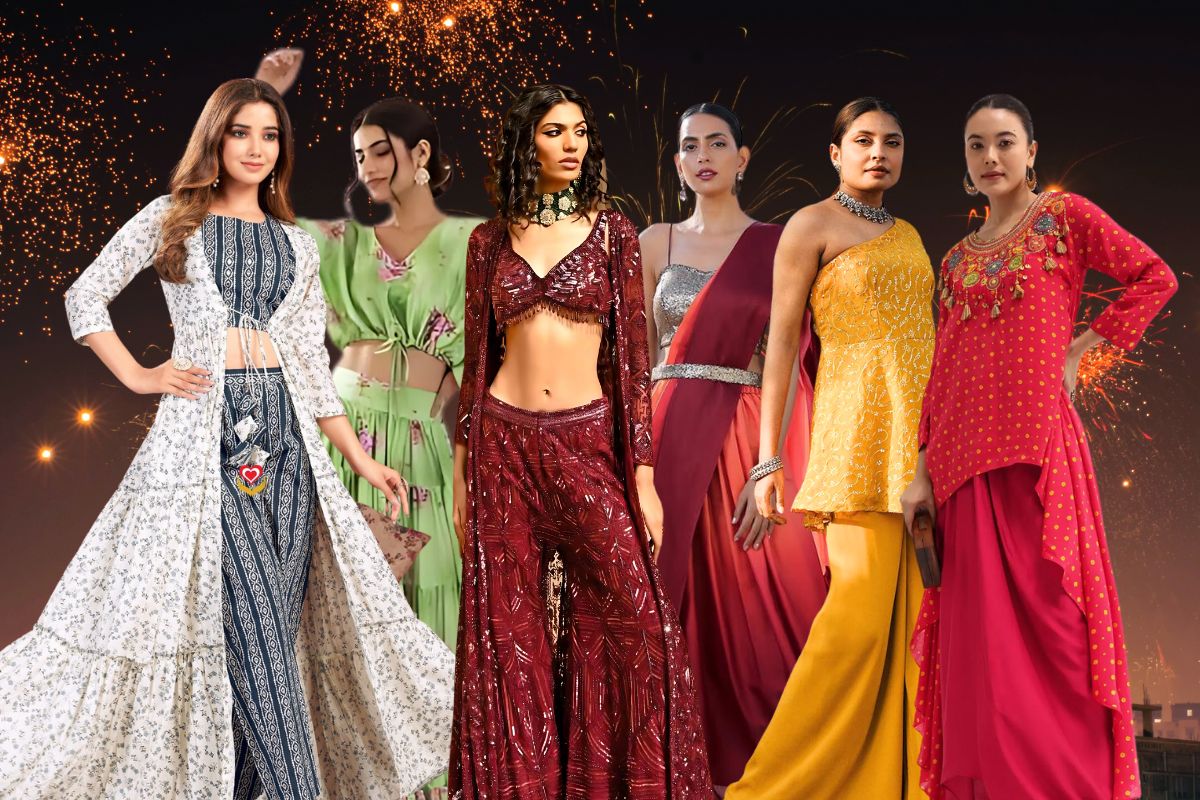 Celebrate Diwali 2024 with Stunning Indo-Western Outfits