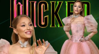 Ariana Grande Stuns in Vivienne Westwood Pink Dress at ‘Wicked’ Premiere