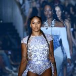 Jordan Chiles Fashion Week Dress