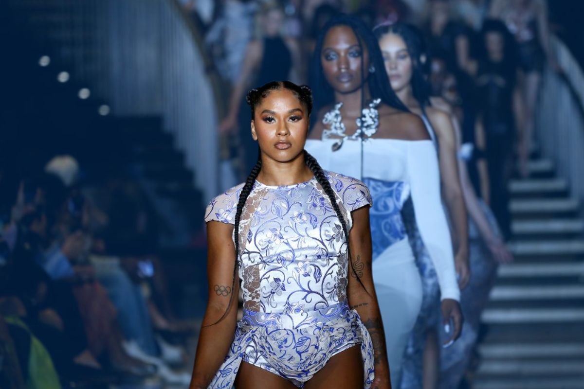 Jordan Chiles Fashion Week Dress – A Stunning Intersection of Athleticism and Style